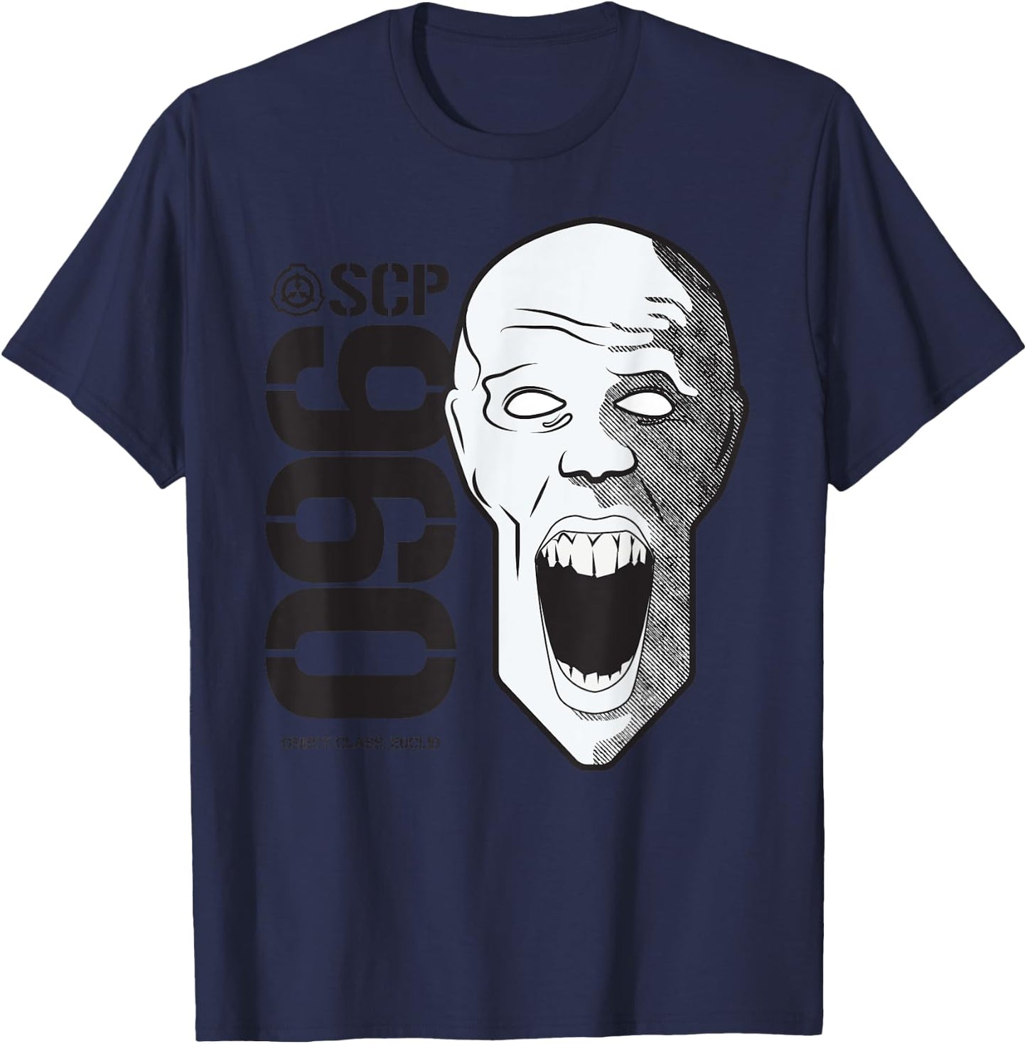 SCP-096 The Shy Guy SCP Foundation T-Shirt - T-Shirt | Navy