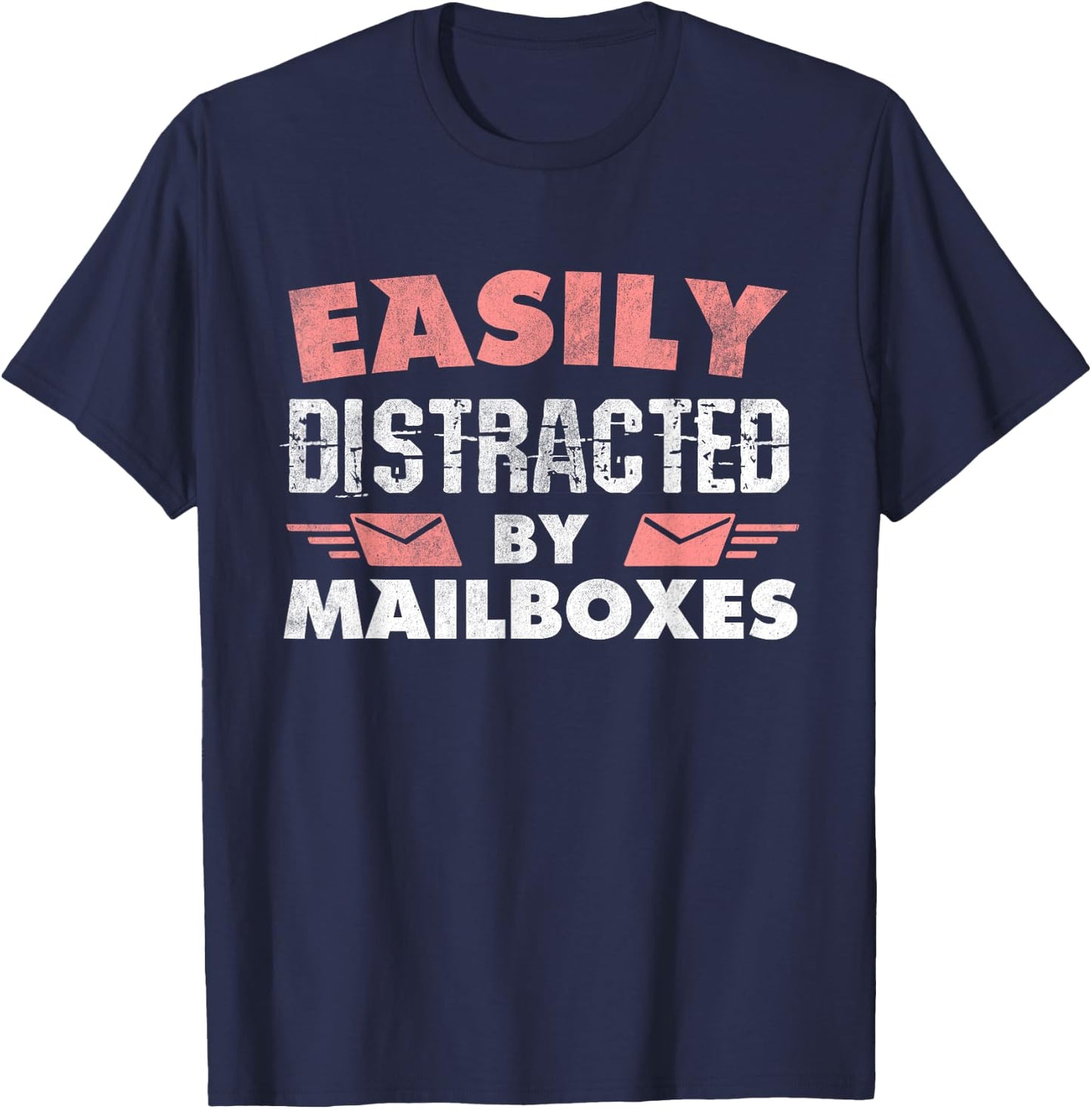 Funny Mailman Gift Mail Carrier Shirt Postal Worker T-Shirt - T-Shirt | Navy