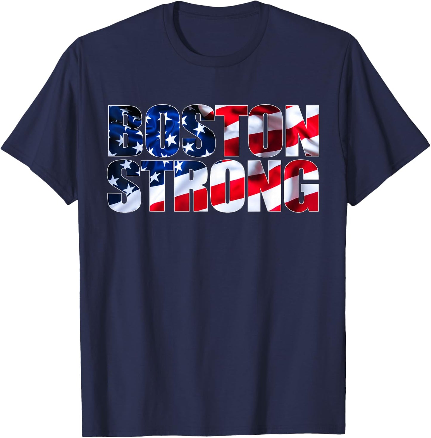 Boston Strong - USA T-Shirt - T-Shirt | Navy