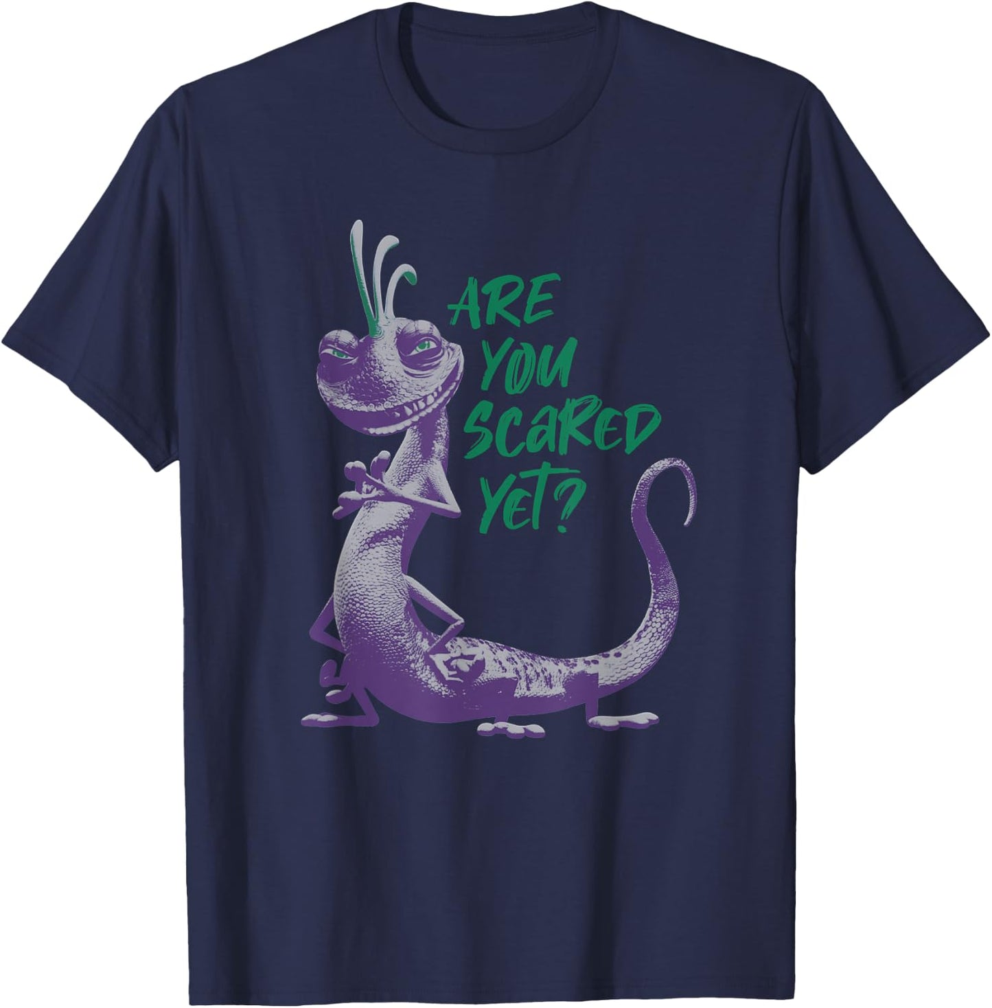 Disney Pixar Monsters, Inc. Randall Are You Scared Yet T-Shirt - T-Shirt | Navy