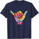 Shaka T Shirt Ocean Surfing Wave Surfer Hawaii Hand T-Shirt - T-Shirt | Navy