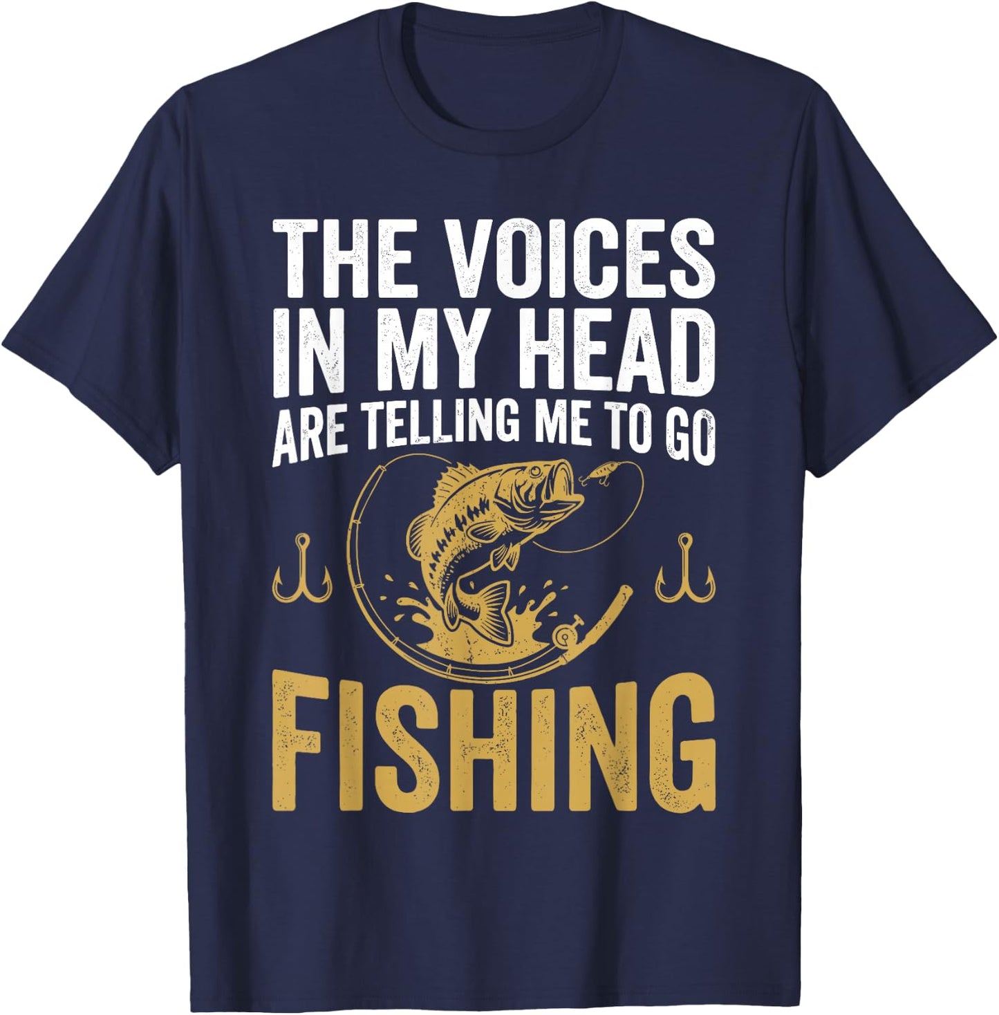 Funny Fishing Design Women Angler Fishing Lovers T-Shirt - T-Shirt | Navy