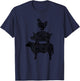 Cow Pig Chicken Parts Retro Beef Pork Poultry Meat Cuts Gift T-Shirt - T-Shirt | Navy
