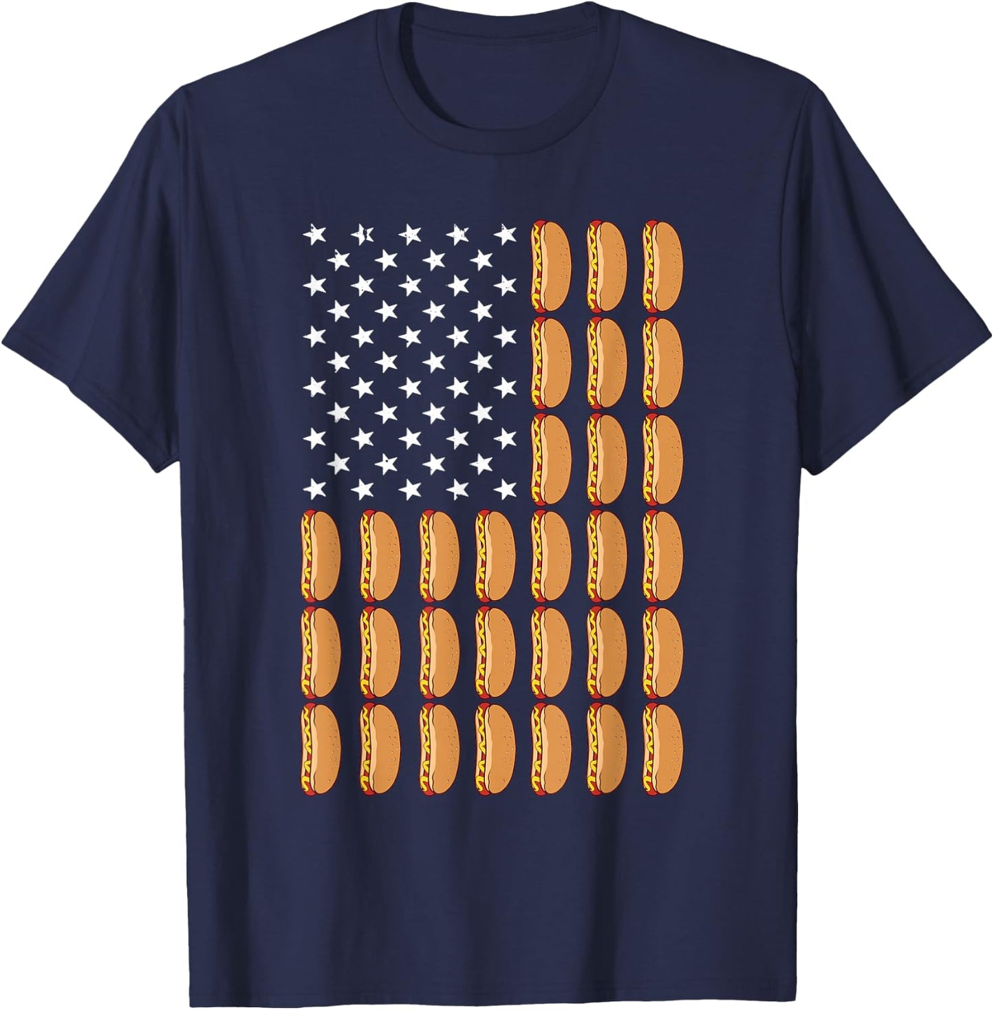 Cool Hot Dog Outfit Women Adult Hotdog Lover Hot Dog T-Shirt - T-Shirt | Navy