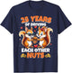 25th Wedding Anniversary 25 Years Of Driving Each Other Nuts T-Shirt - T-Shirt | Navy