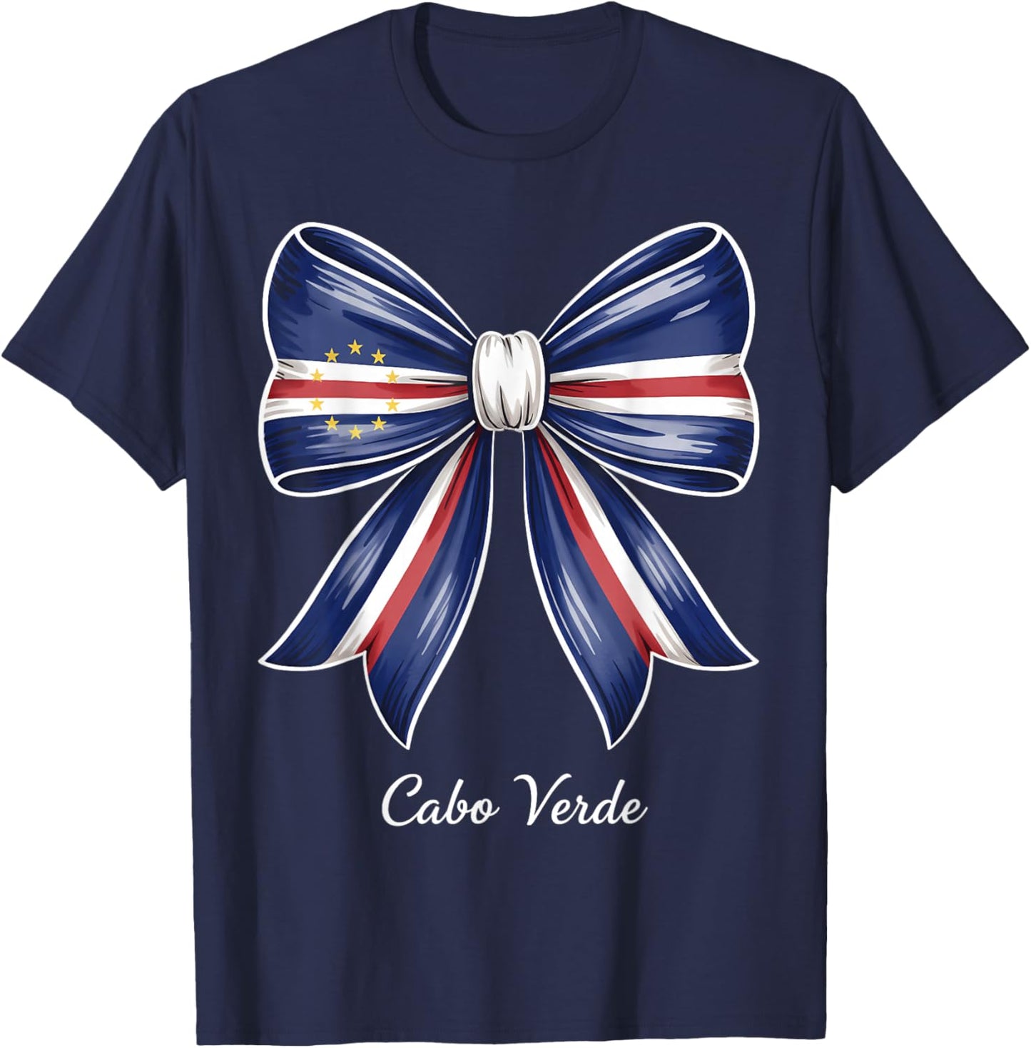 Cape Verde Roots Cabo Verde Cape Verdean Flag T-Shirt - T-Shirt | Navy
