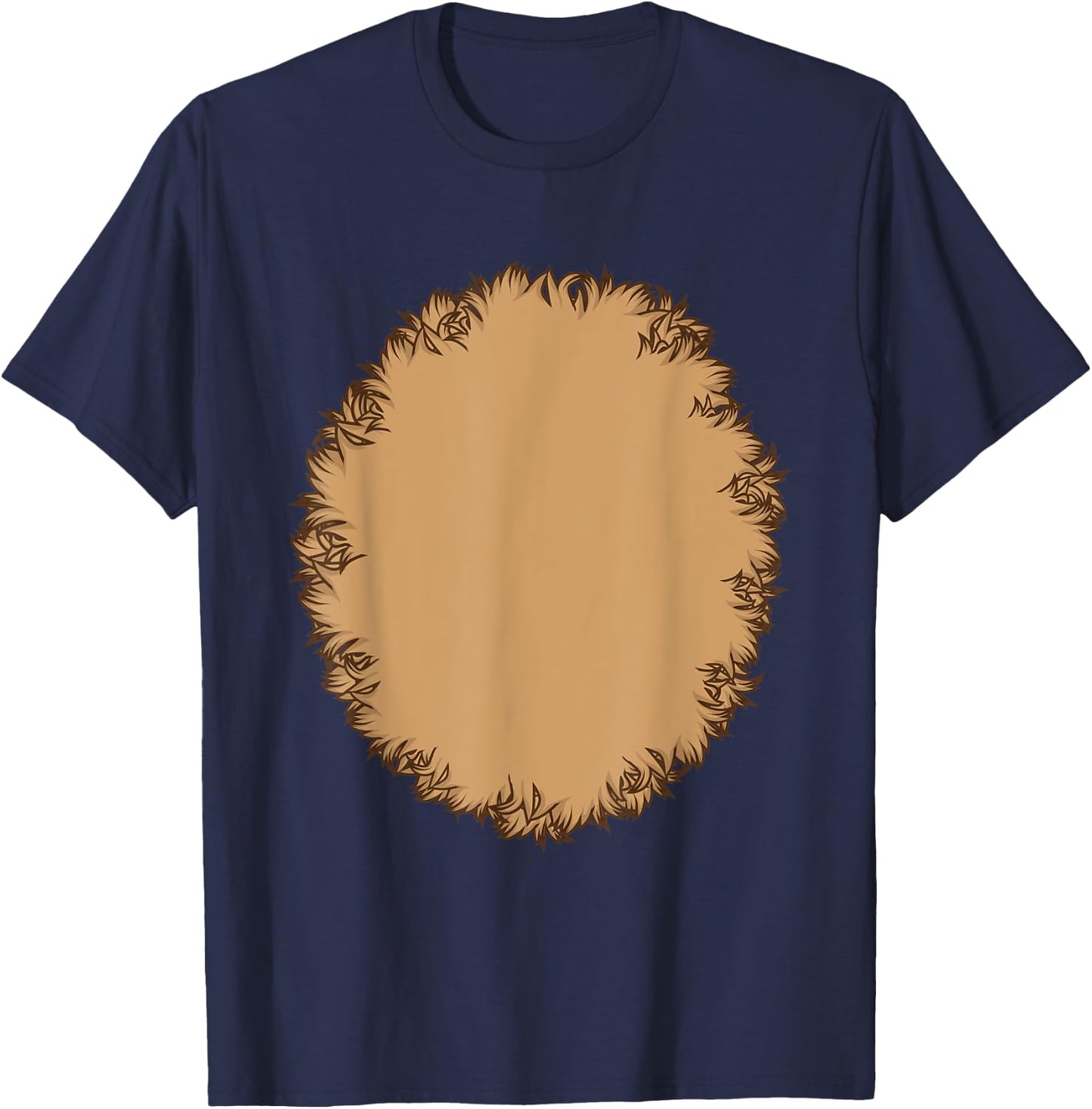 Animal Fur Belly Halloween Costume For Monkey, Bear or Dog Men Women Kids T-Shirt - T-Shirt | Navy