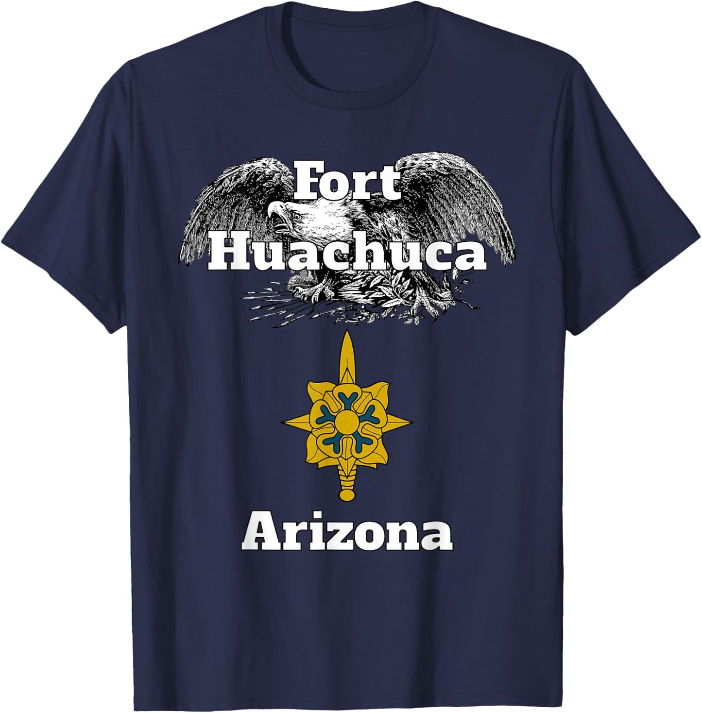 Fort Huachuca Military Intelligence Branch Design design T-Shirt - T-Shirt | Navy
