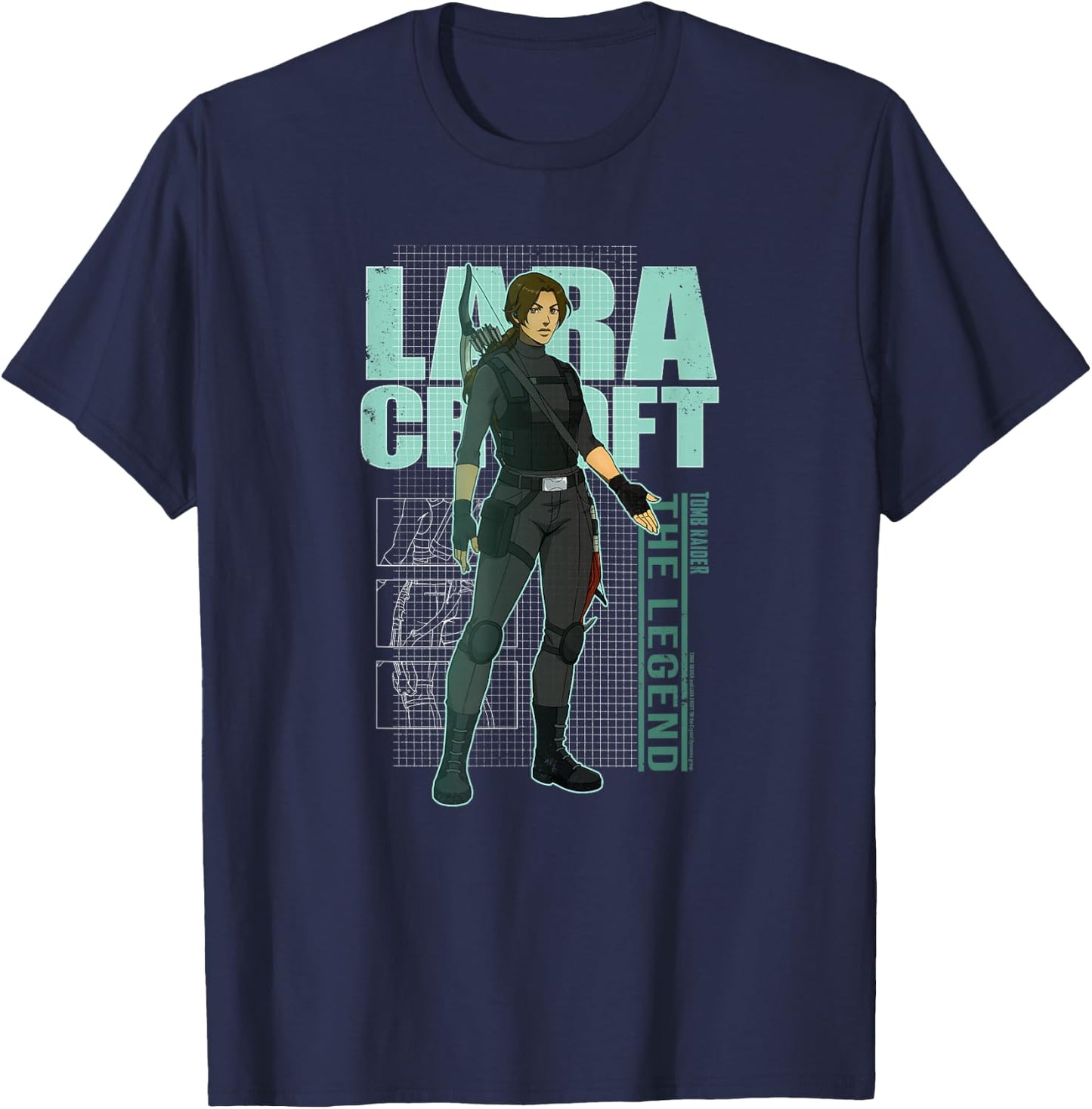 Tomb Raider: The Legend of Lara Croft T-Shirt - T-Shirt | Navy