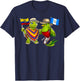 Ecuador Guatemala Roots Ecuadorian Flag Proud Guatemalan T-Shirt - T-Shirt | Navy