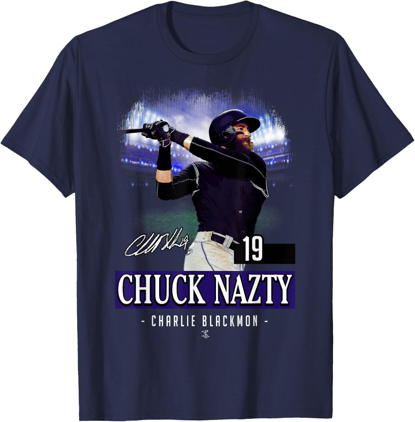 Charlie Blackmon - Apparel T-Shirt - T-Shirt | Navy