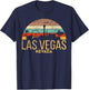 Vintage LAS Vegas Souvenir Holiday Gift Nevada City T-Shirt - T-Shirt | Navy