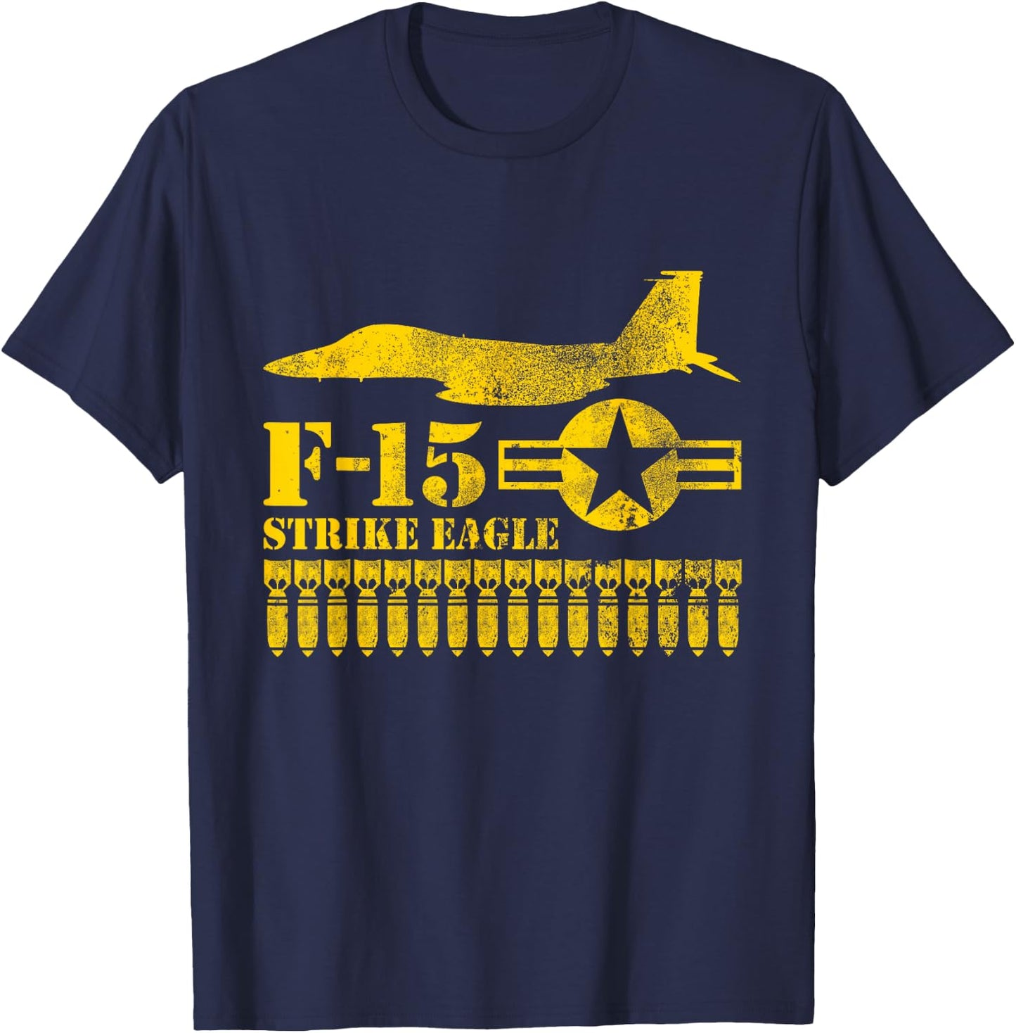 F-15 Strike Eagle Air Force T shirt T-Shirt - T-Shirt | Navy