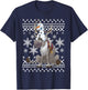 Disney Frozen Olaf Sven Riding Antlers Ugly Sweater T-Shirt - T-Shirt | Navy