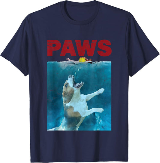 Funny Beagle | Underwater Dogs T-Shirt - T-Shirt | Navy