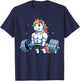 Unicorn Weightlifting T shirt Deadlift Fitness Gym Women T-Shirt - T-Shirt | Navy