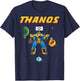 Marvel Thanos Come And Get Me Retro Comic Graphic T-Shirt - T-Shirt | Navy