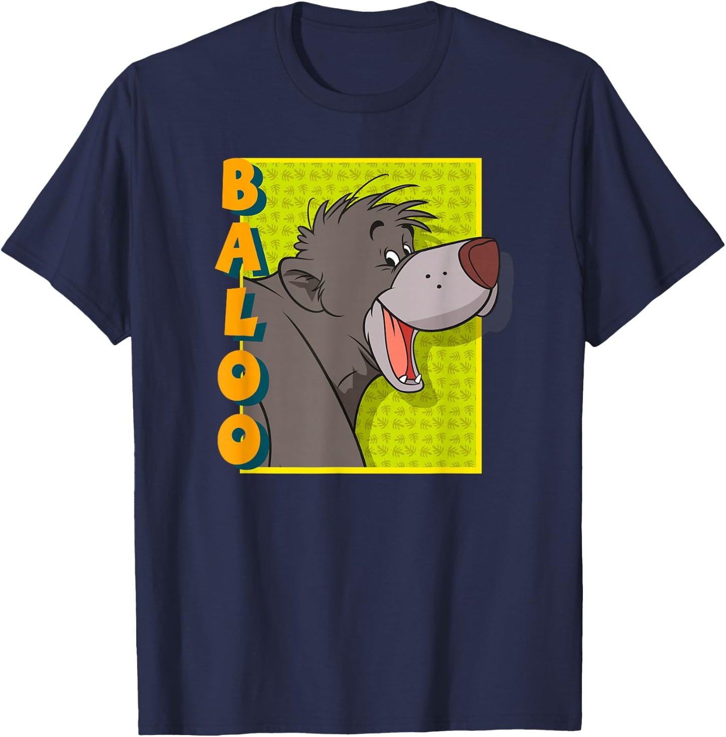 Disney The Jungle Book Baloo Small T-Shirt - T-Shirt | Navy