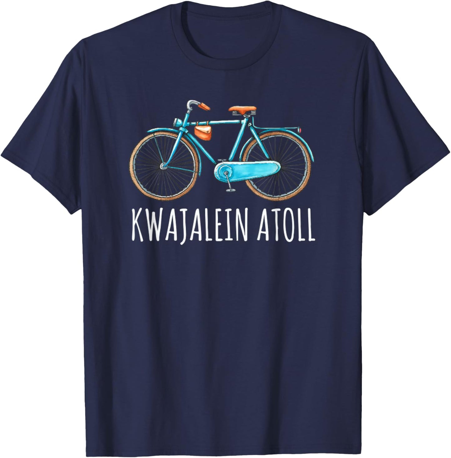 Kwajalein Atoll Shirt Marshall Islands Bicycle Bike T-Shirt - T-Shirt | Navy
