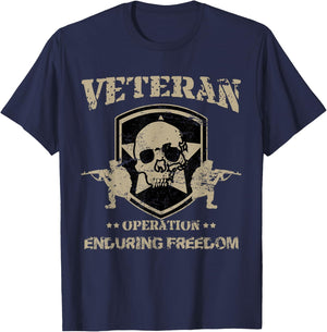 Military Veteran Shirt Operation Enduring Freedom T-Shirt - T-Shirt | Navy