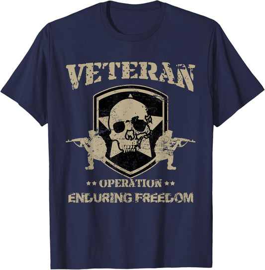 Military Veteran Shirt Operation Enduring Freedom T-Shirt - T-Shirt | Navy