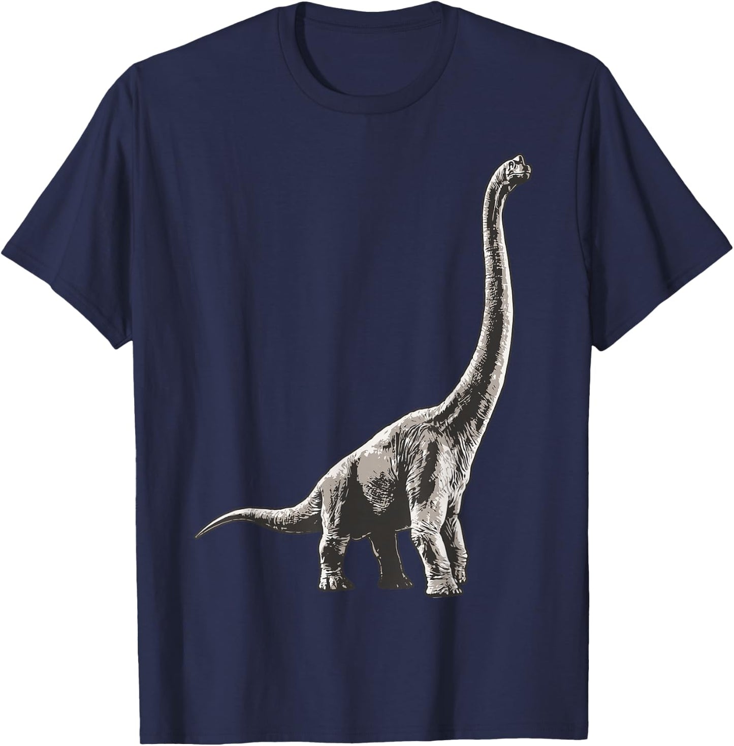 Dinosaur Lover - Brachiosaurus T-Shirt - T-Shirt | Navy