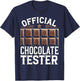 Official Chocolate Tester T-Shirt - T-Shirt | Navy