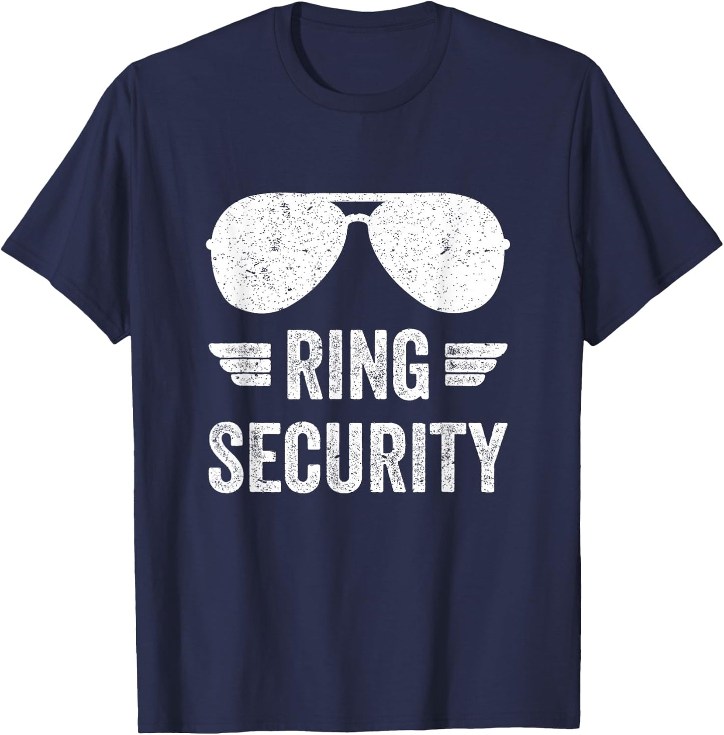 Ring Security Funny for Ring Bearer Boys Youth Men T-Shirt - T-Shirt | Navy