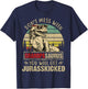 Vintage Dont Mess With Grandpasaurus Youll Get Jurasskicked T-Shirt - T-Shirt | Navy