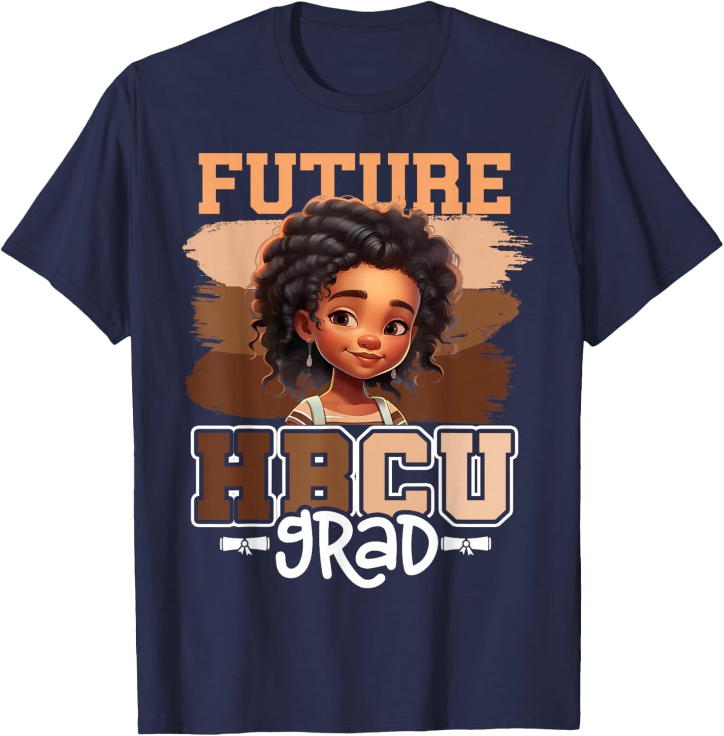 HBCU Historical Black College University Alumni JT Future HBCU Grad Black Girls T-Shirt - T-Shirt | Navy