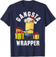 Despicable Me Minion Gansta Wrapper Christmas T-Shirt - T-Shirt | Navy