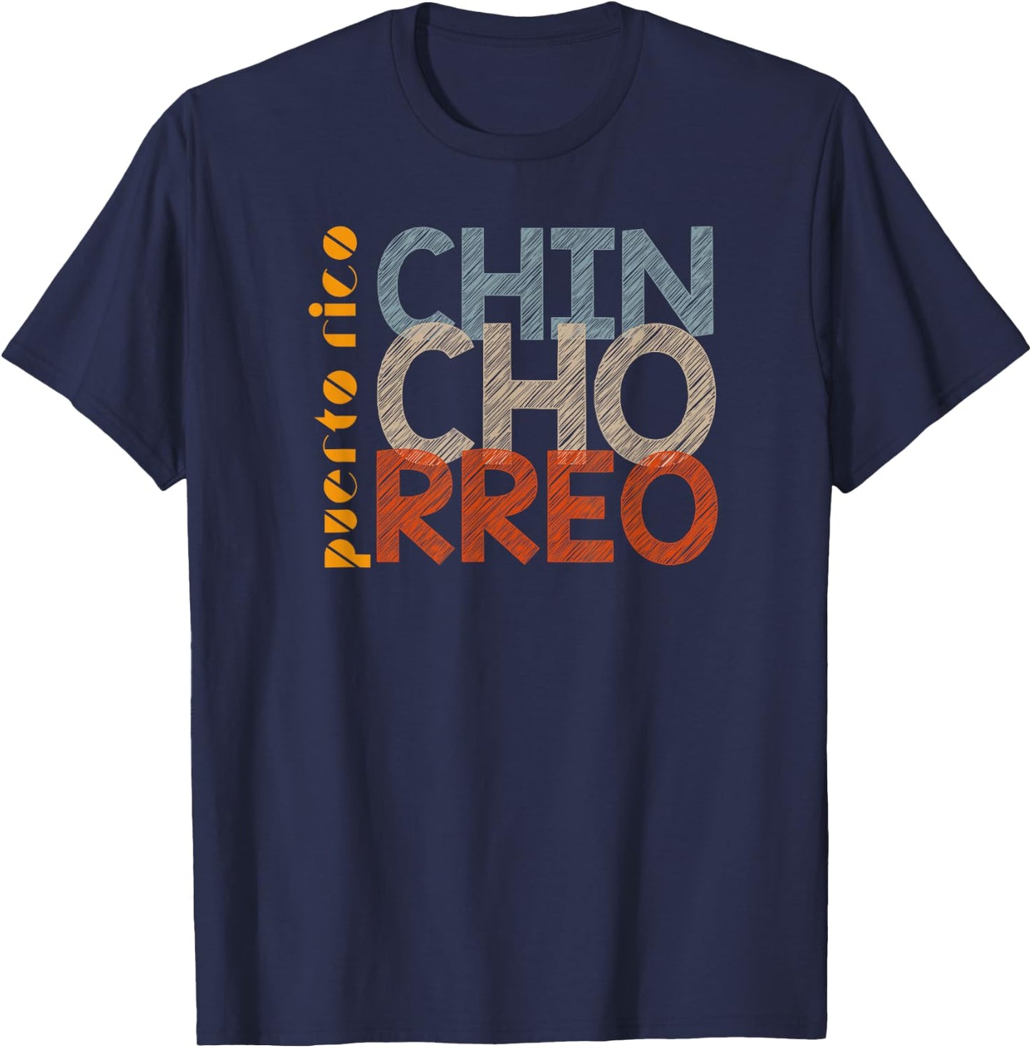 Road Trip Lover Chinchorreo Puerto Rico T-Shirt - T-Shirt | Navy
