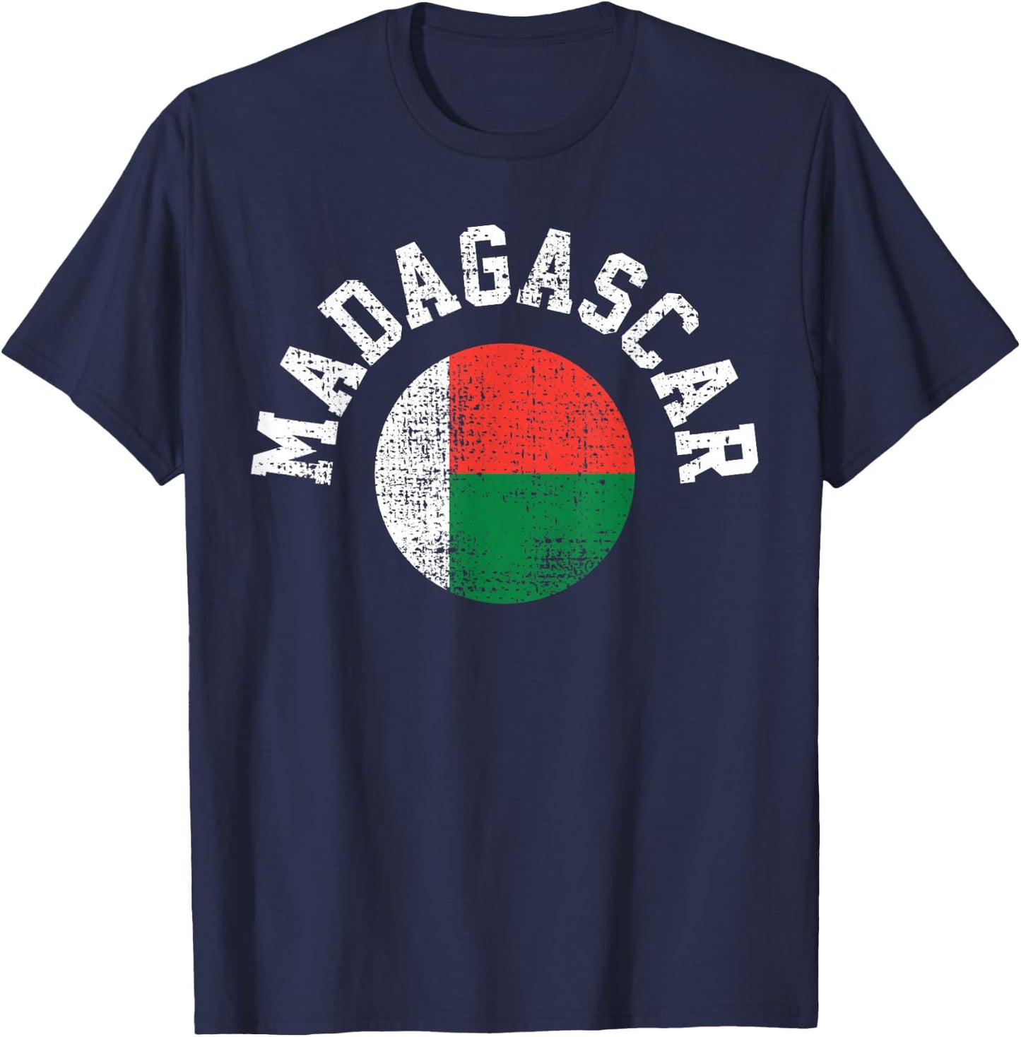Madagascar Shirt Malagasy Flag Country Pride T-Shirt - T-Shirt | Navy