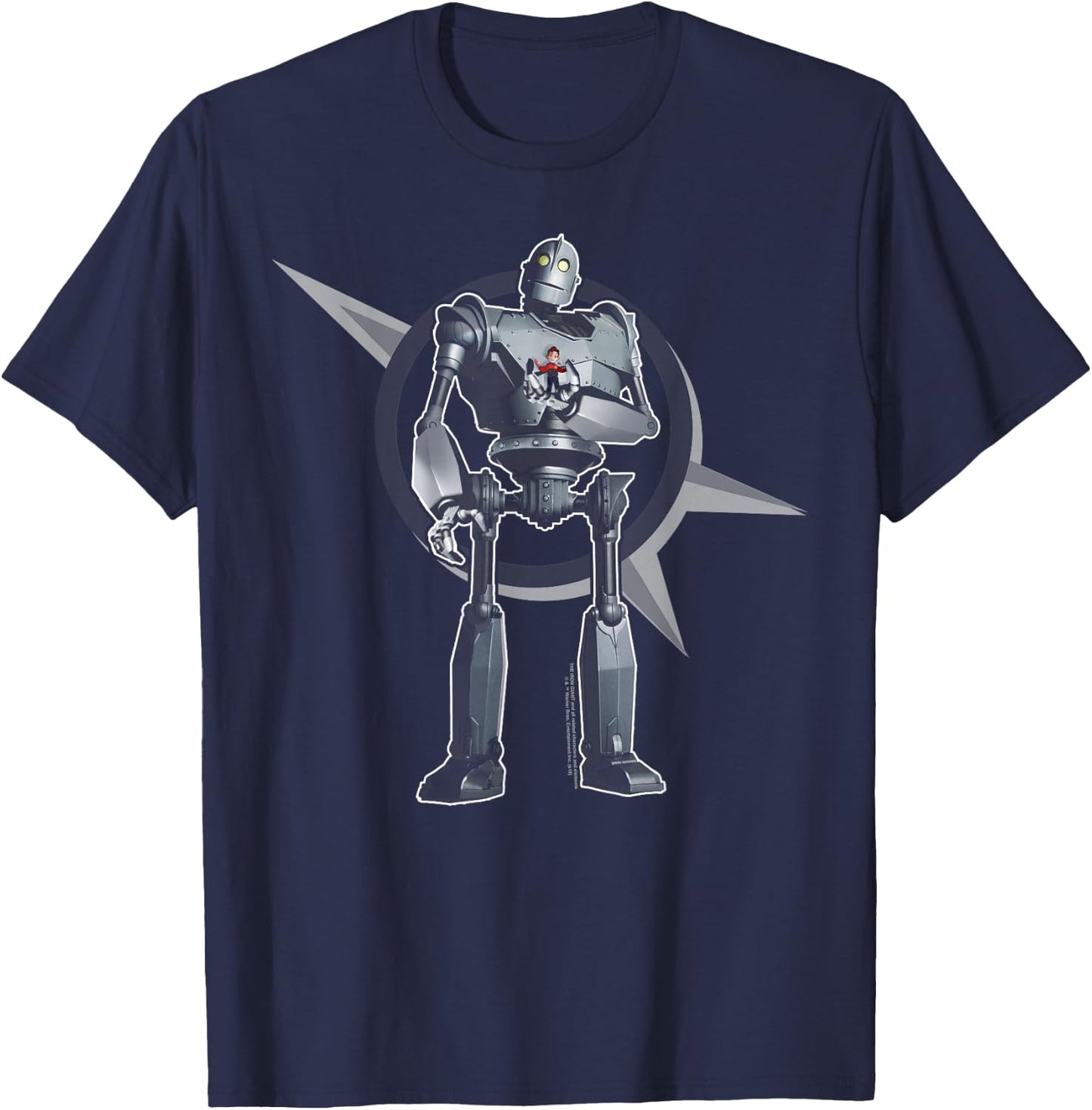 Iron Giant A Boy and His Robot T-Shirt - T-Shirt | Navy