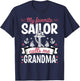 My Favorite Sailor Calls Me Grandma – Anchor Quote T-Shirt - T-Shirt | Navy