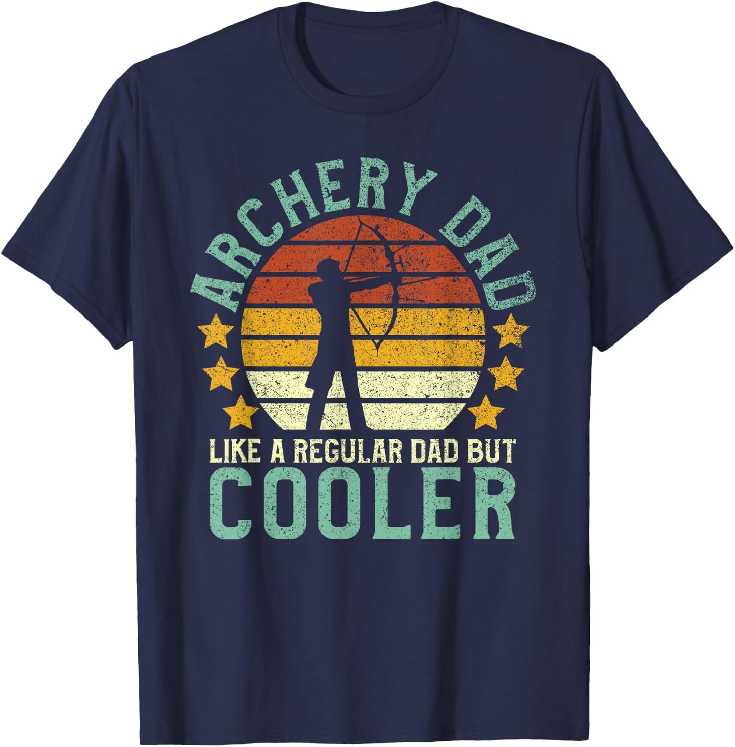 Archery Dad | Funny Father's Day Gift Archers Archers T-Shirt - T-Shirt | Navy