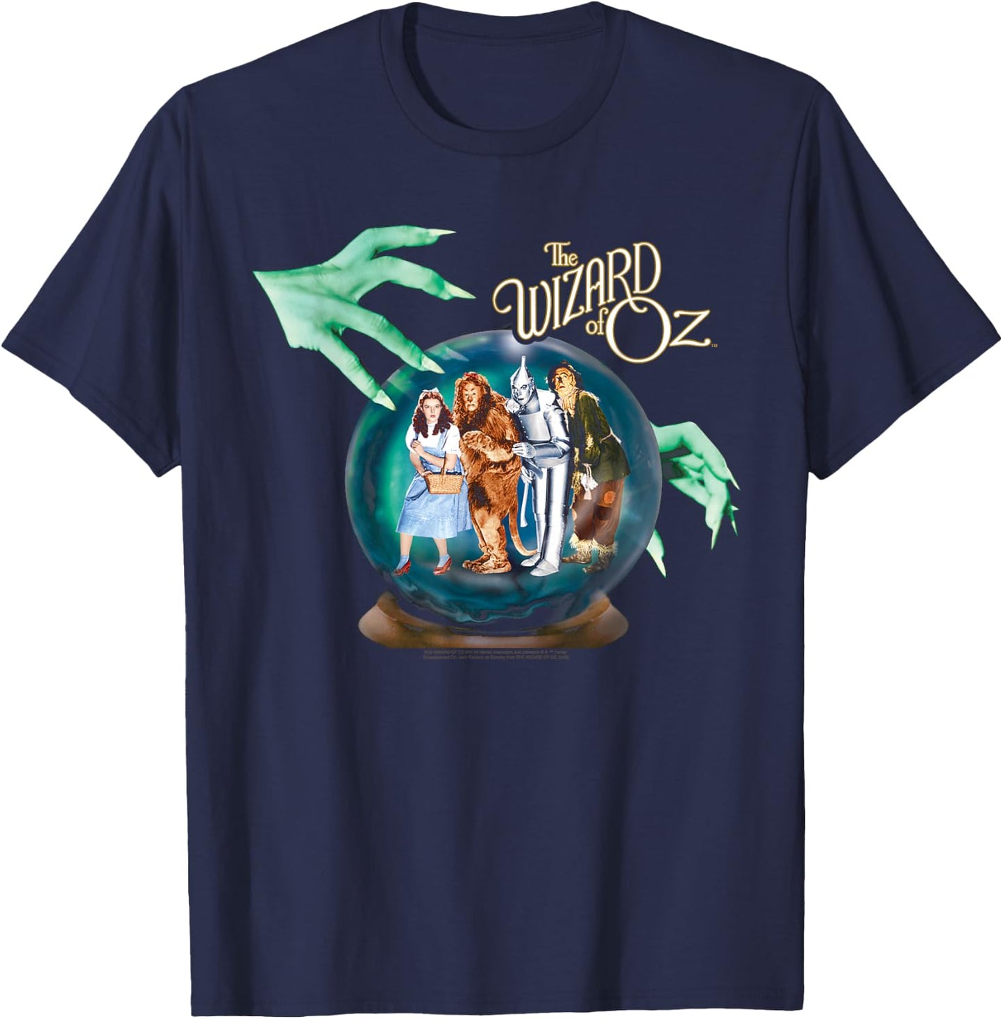 Wizard of Oz Crystal Ball T-Shirt - T-Shirt | Navy