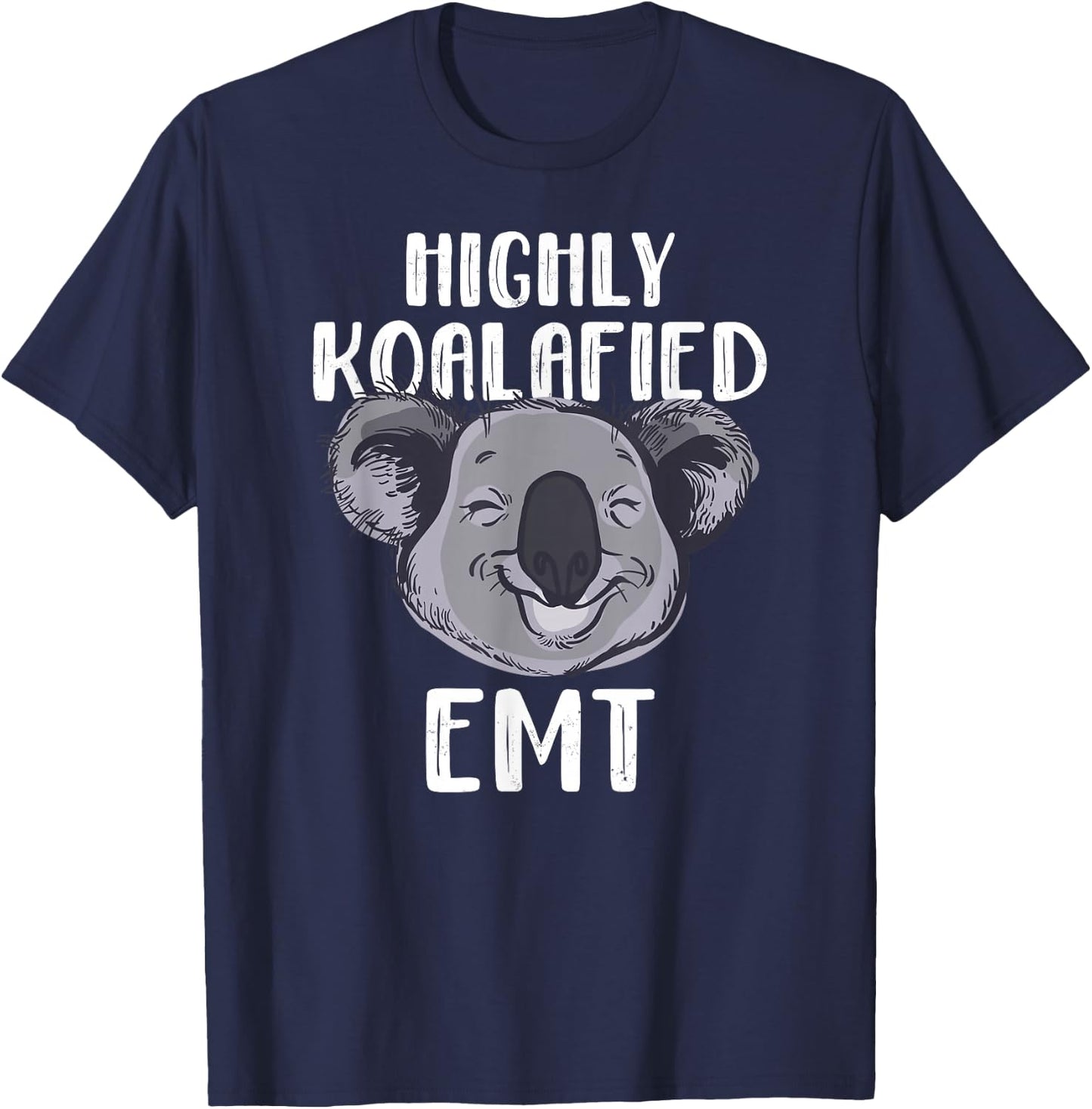 Funny EMT Koala Bear Shirt And Men T-Shirt - T-Shirt | Navy