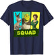 Shrek Squad Group Shot Panel Lineup Poster T-Shirt - T-Shirt | Navy