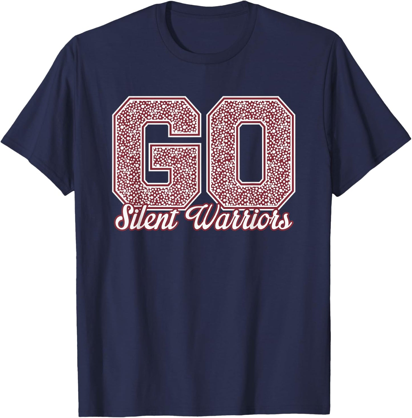 Alabama For The Deaf Silent Warriors GO! School Pride T-Shirt - T-Shirt | Navy