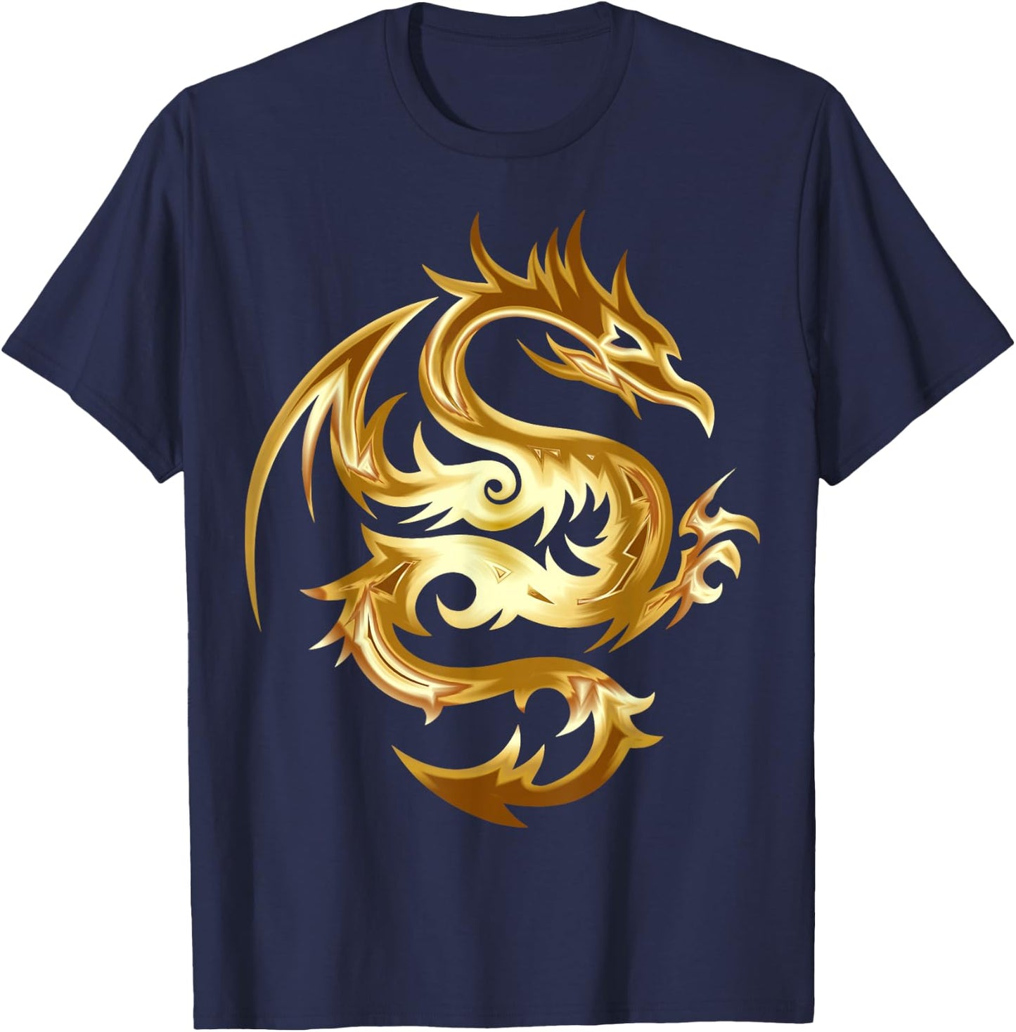 Dragon Gold T-Shirt - T-Shirt | Navy