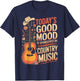 Today's Good Mood is Sponsored By Country Music T-Shirt - T-Shirt | Navy
