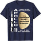 Apollo 11 50th Anniversary Moon Landing July 20th 1969 Gift T-Shirt - T-Shirt | Navy