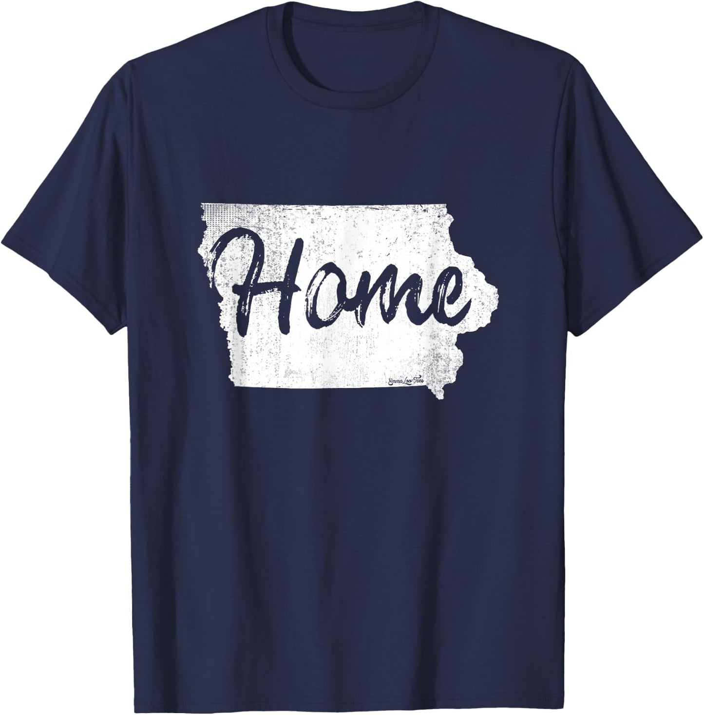 Iowa Home Shirt for people Des Moines Cedar Rapids Davenport T-Shirt - T-Shirt | Navy