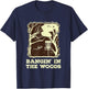 Bangin' In The Woods for Disc Golf T-Shirt - T-Shirt | Navy