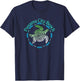 Panama City Beach Vintage Tribal Turtle T-Shirt - T-Shirt | Navy