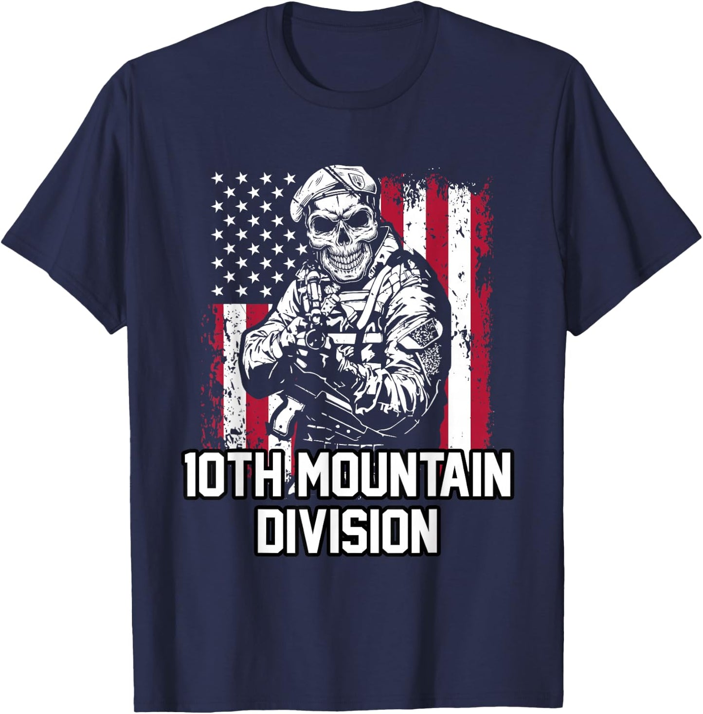 10th Mountain Division T-Shirt - T-Shirt | Navy