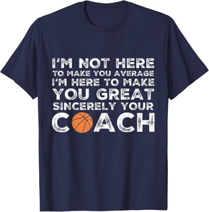 Funny Basketball Coach - Basketball Coaching T-Shirt - T-Shirt | Navy