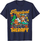 Physical Therapy Gingerbread Christmas Fun T-Shirt - T-Shirt | Navy