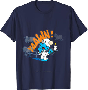 Sleepy Smurf T-Shirt - T-Shirt | Navy